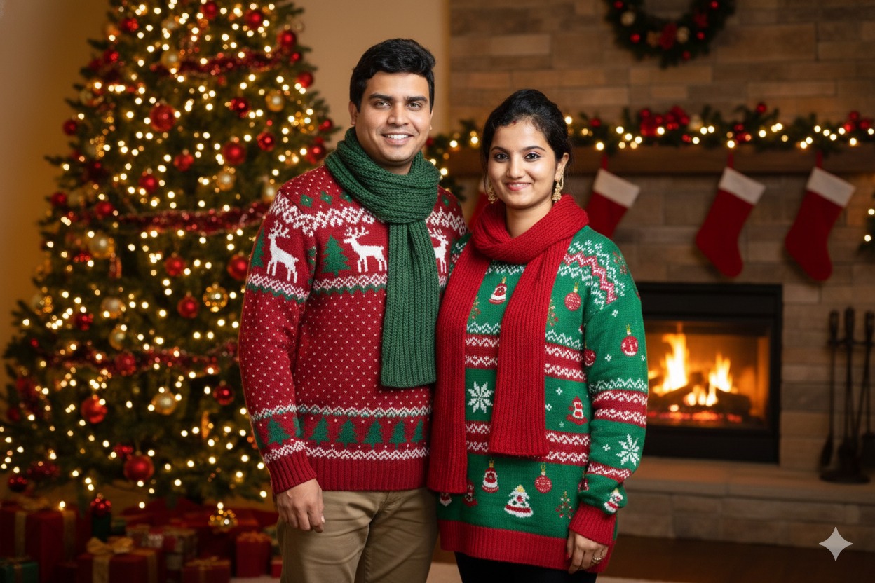 google gemini christmas prompt to generate image editing tool