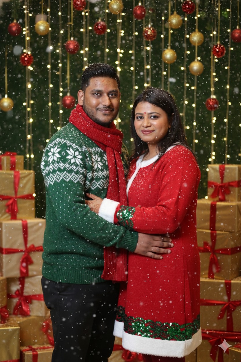 google gemini christmas prompt to generate image editing tool22