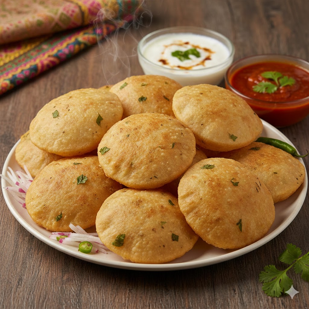 how to make radish poori