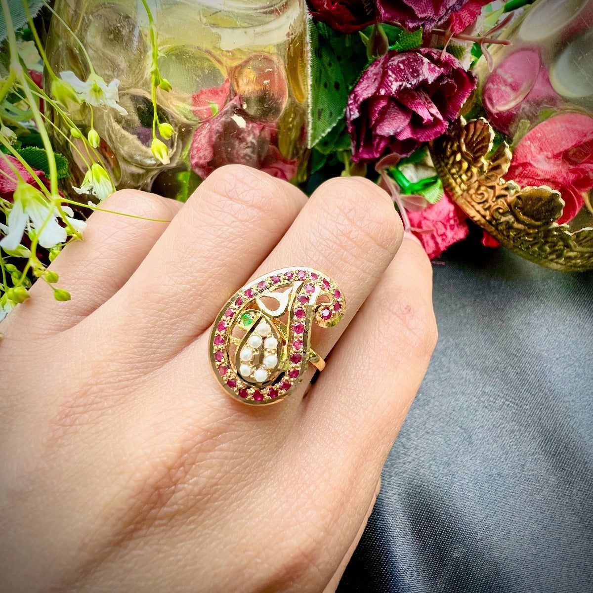 jadau anguthi designs for bride