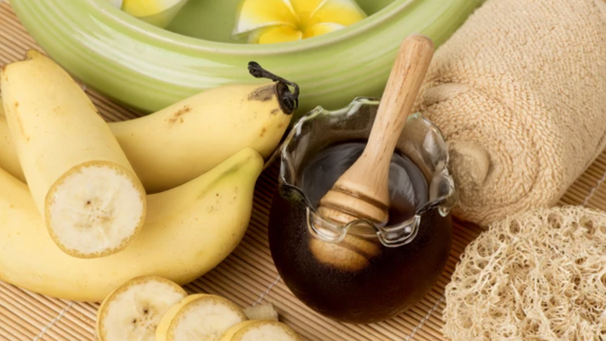 banana face mask for winter skin care