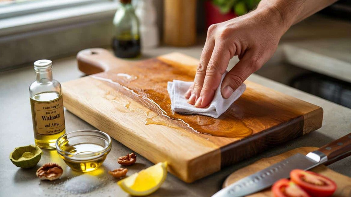 chooping board clean