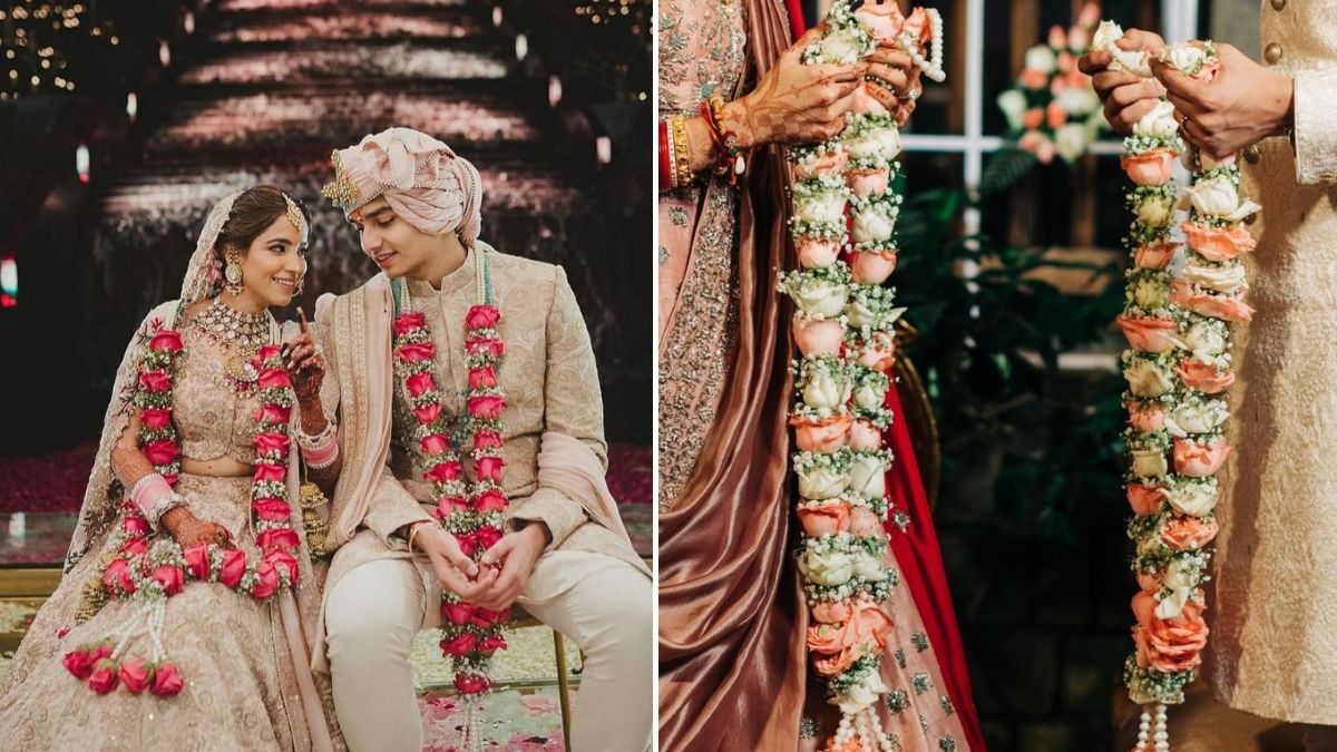 Latest Varmala Designs: फेरों से पहले चर्चा में होगी आपकी वरमाला, आज ही सेव कर लें ये 5 यूनिक डिजाइन्स