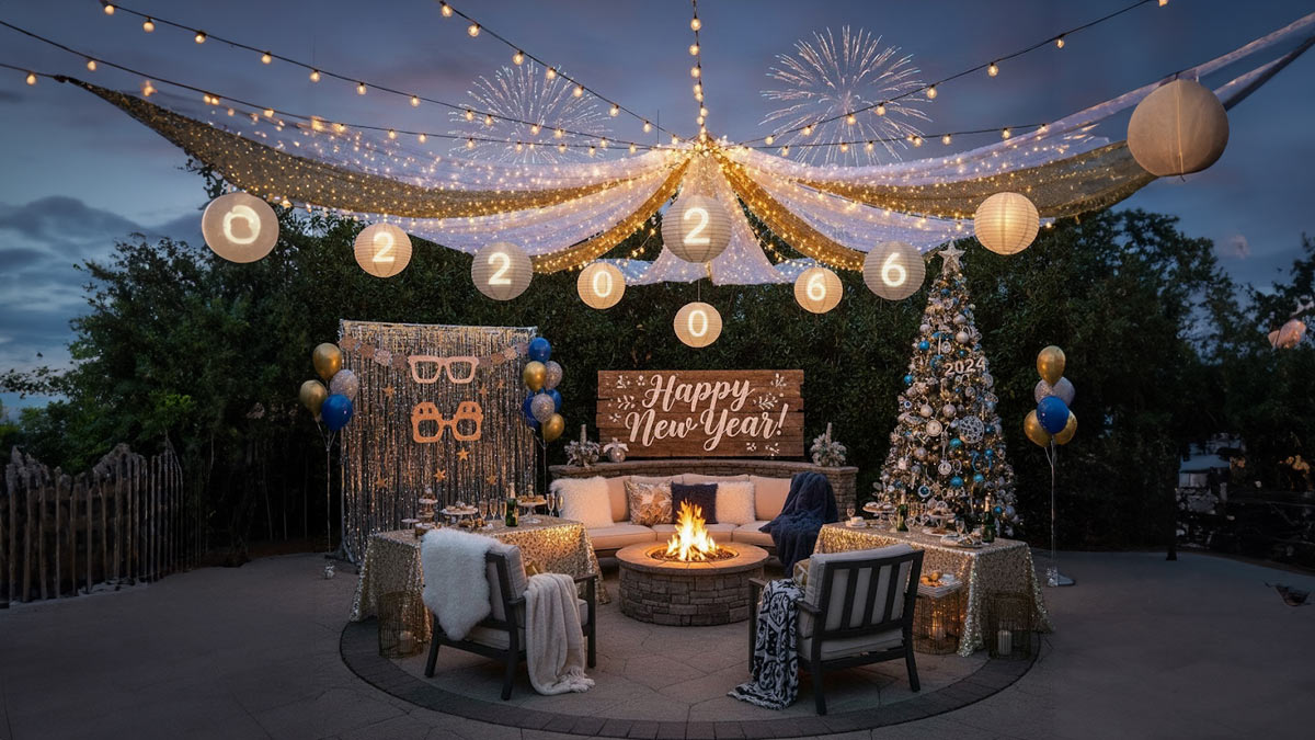 बैकयार्ड में कर रही है New Year Party प्लान? इन तरीकों से आउटडोर स्पेस को दें विंटर विंटेज लुक, देखते ही दोस्त करने लगेंगे तारीफ