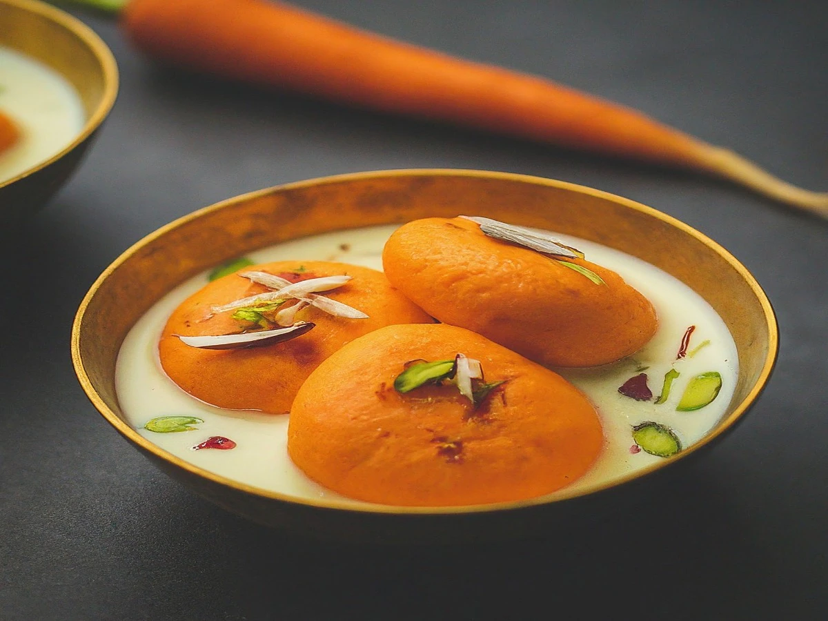 gajar rasmalai