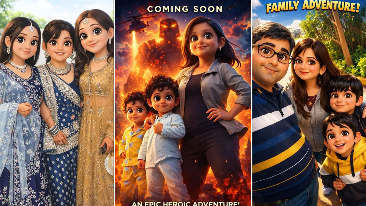 Gemini से अपनी फैमिली फोटो को दें कार्टून लुक, इन Hindi AI Prompts की मदद से शानदार इमेज बना लेंगी आप