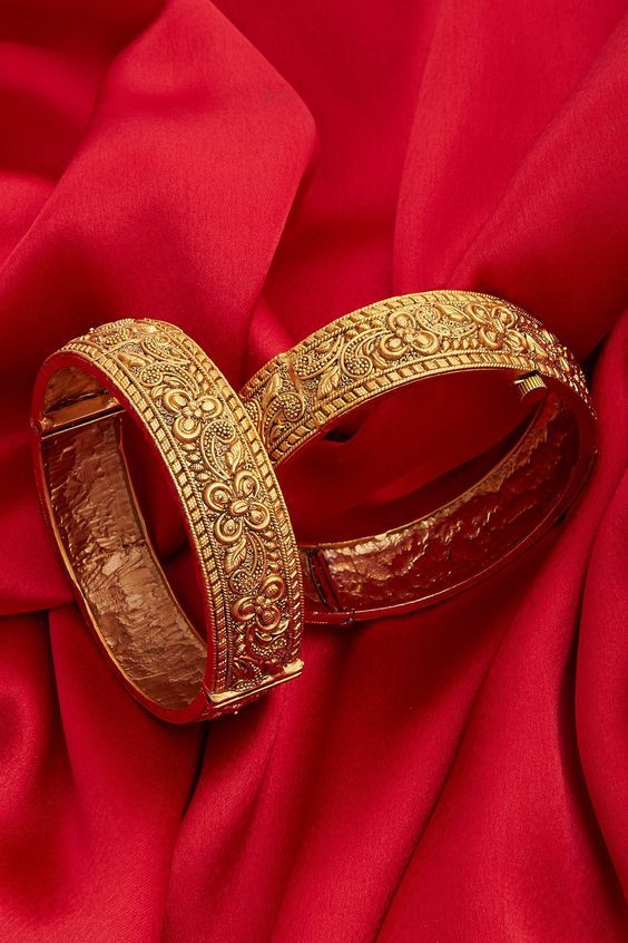 gold plated bangles (2)