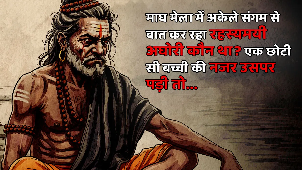 magh mela prayagraj aghori sadhu was talking to sangam mystery suspense story