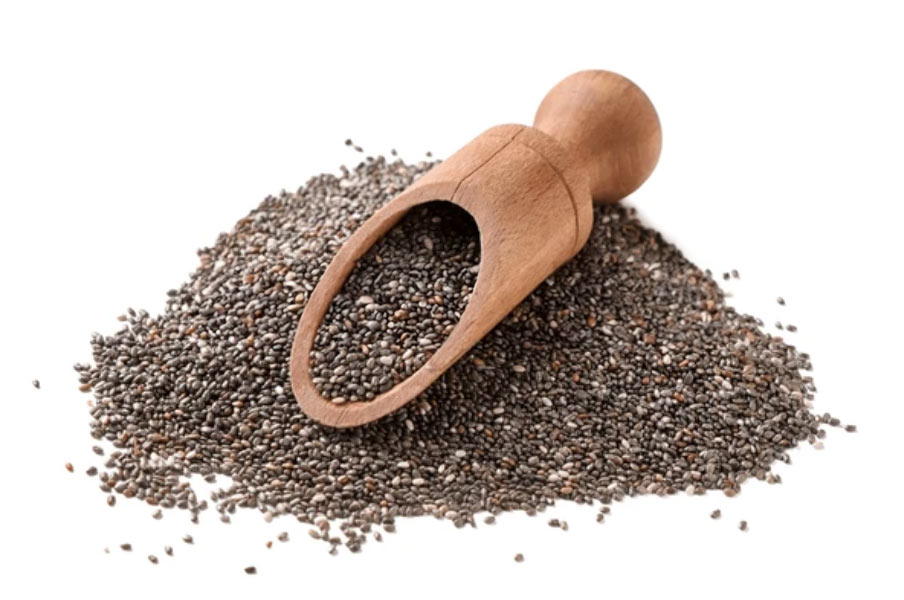 chia seeds  that grow back hair
