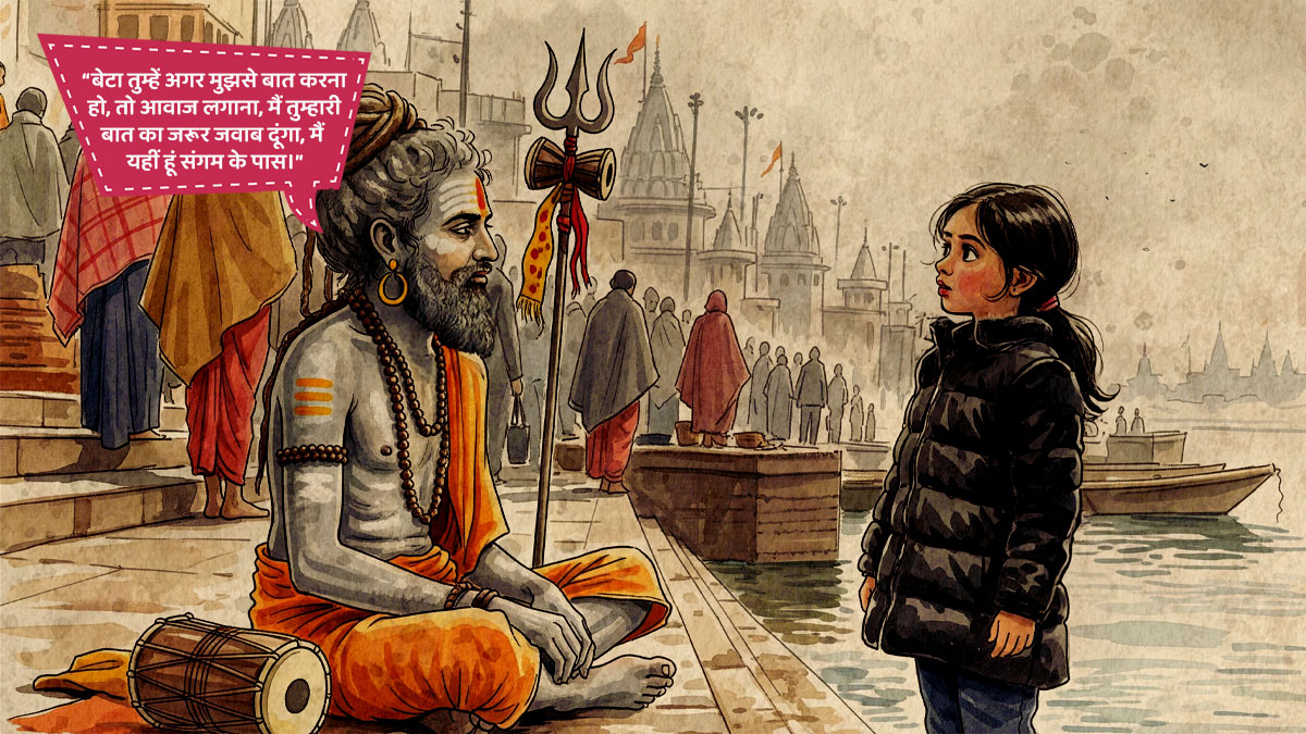 magh mela prayagraj aghori sadhu was talking to sangam mystery suspense story 5