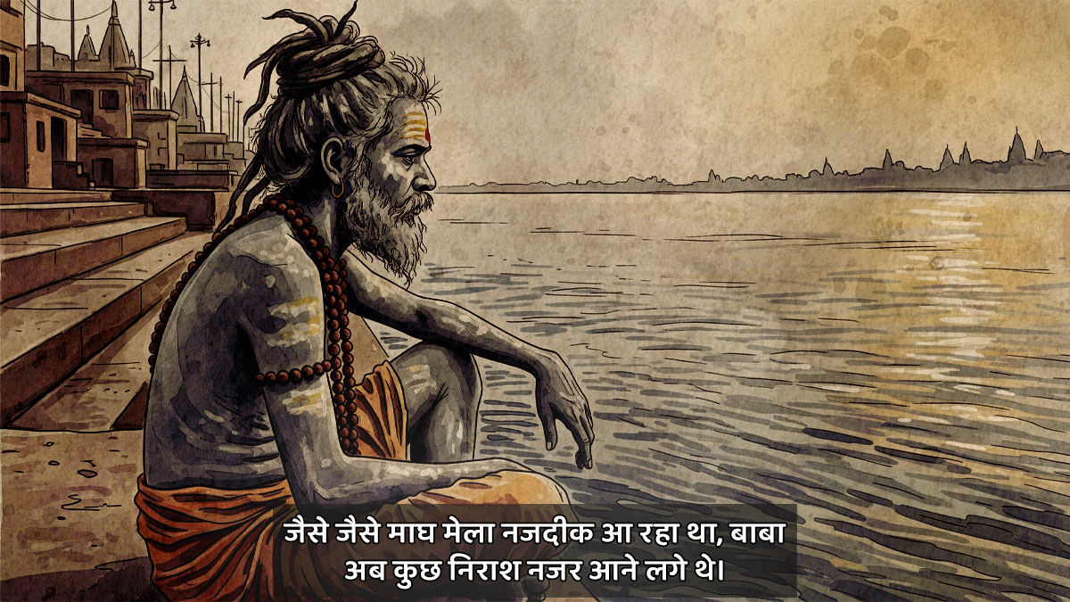 magh mela prayagraj aghori sadhu was talking to sangam mystery suspense story1