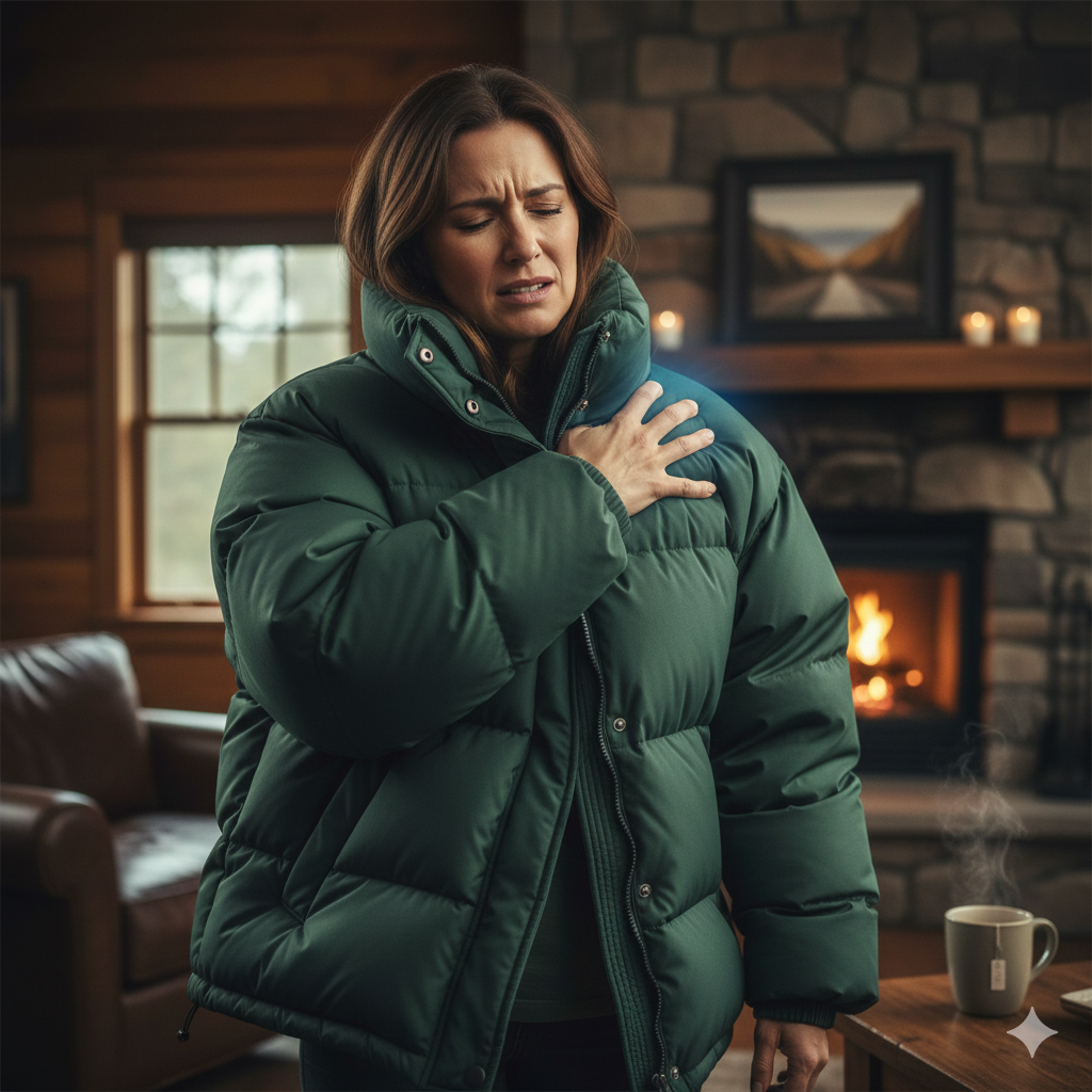 hacks to wear heavy winter jackets without shoulder pain