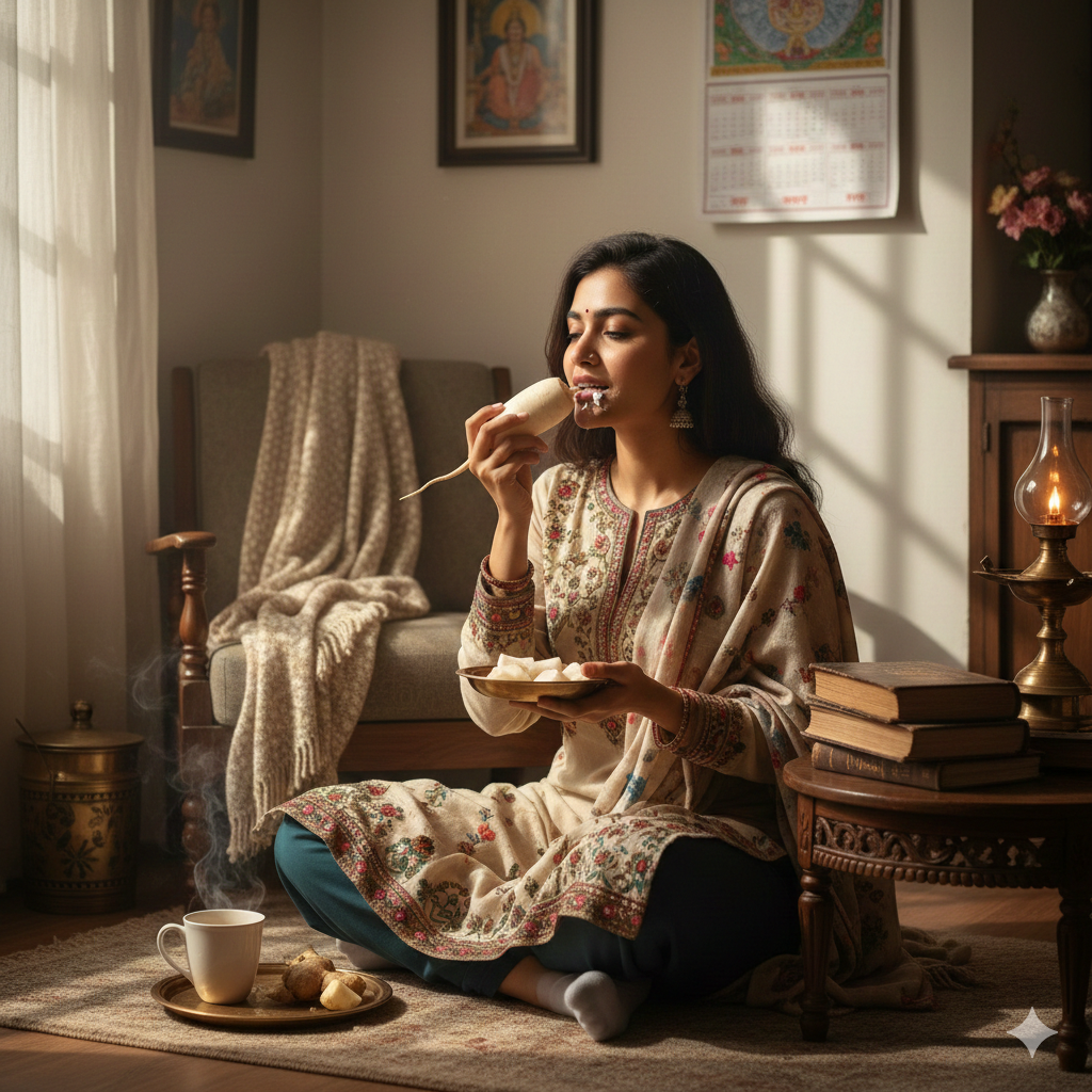 kya magh maah mein muli nahi kha sakte hain