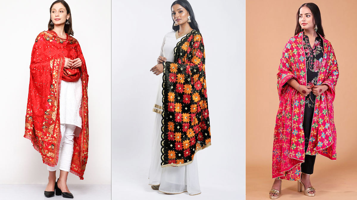 Phulkari Dupatta Designs For Lohri 2026: सूट के साथ कैरी करें ये फुलकारी दुपट्टे, गजब का लगेगा लोहड़ी लुक