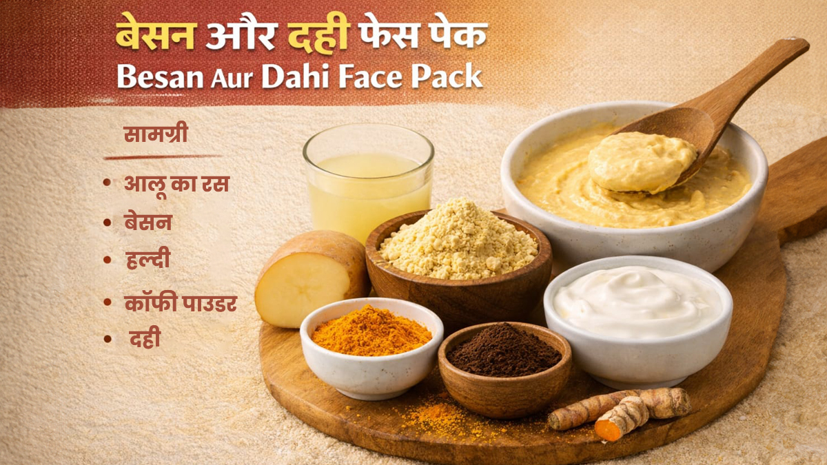 besan for glowing skin