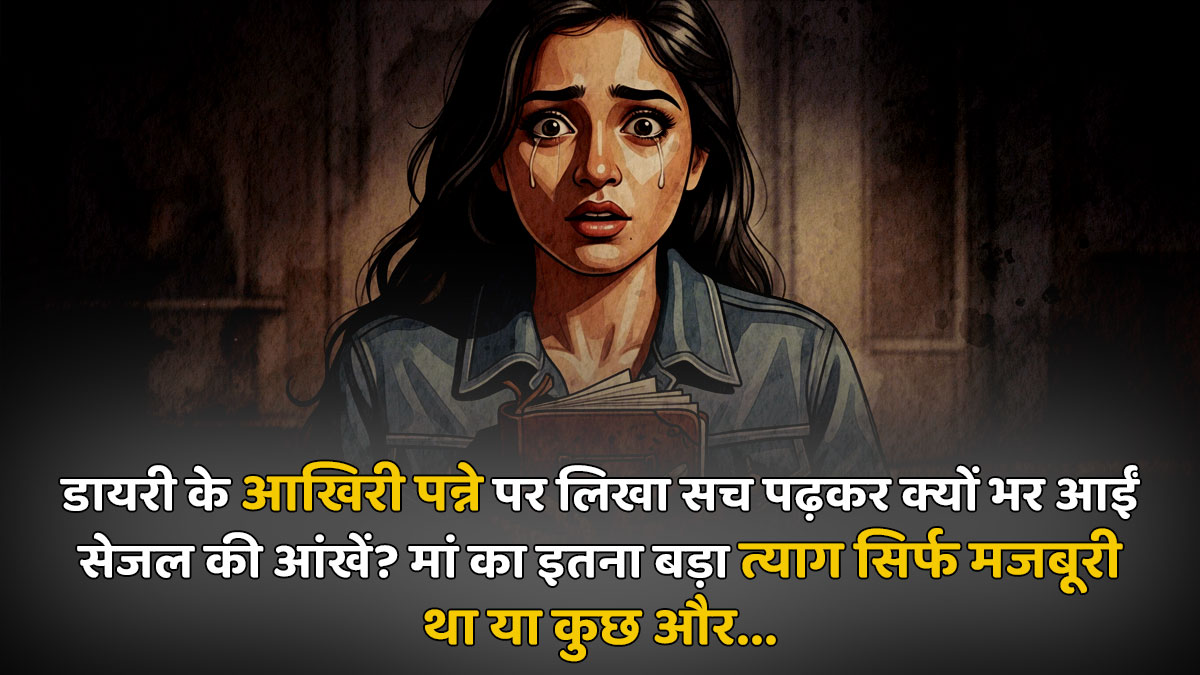 डायरी के आखिरी पन्ने पर लिखा सच पढ़कर क्यों भर आईं सेजल की आंखें? मां का इतना बड़ा त्याग सिर्फ मजबूरी थी या कुछ और...
