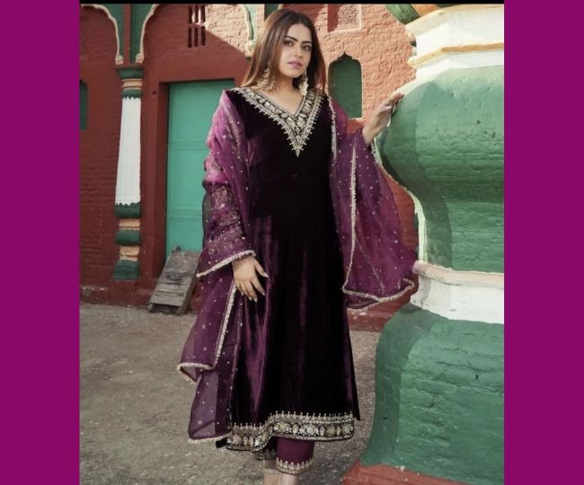 velvet suit designs for lohri 2026 (3)
