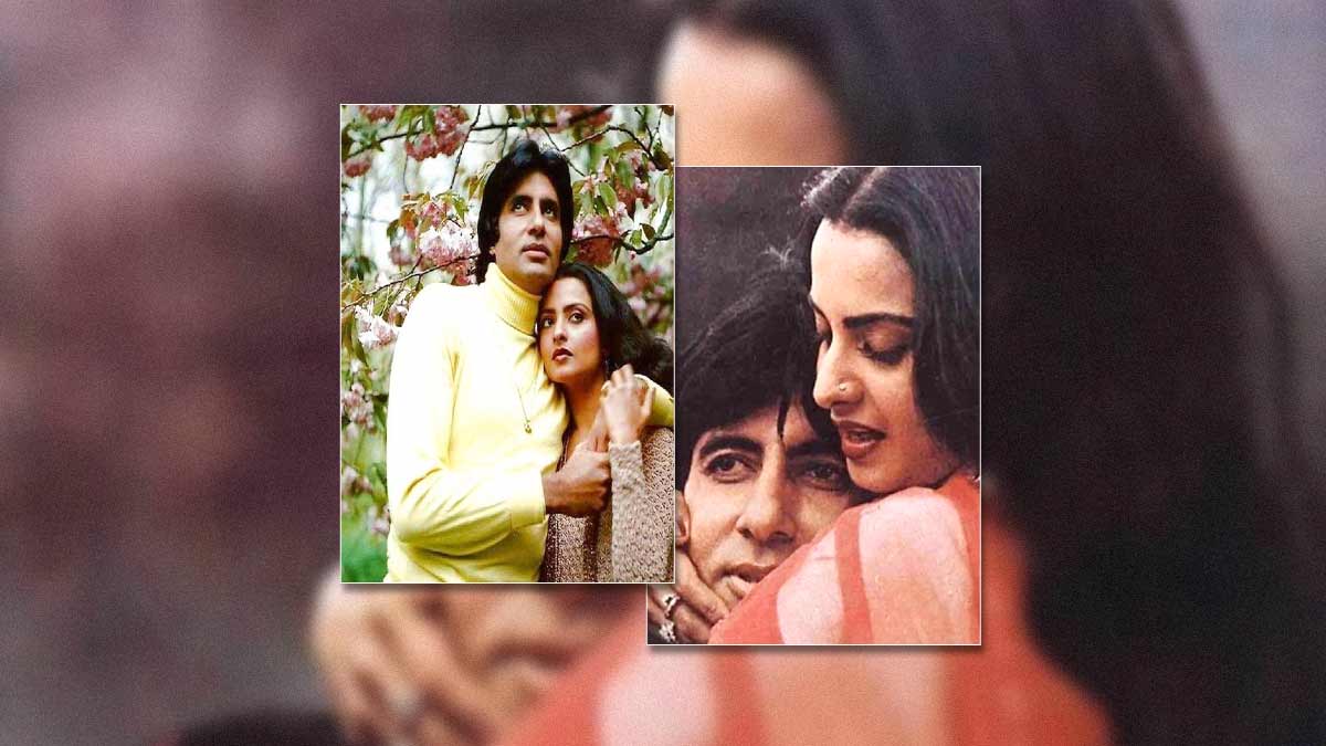 rekha and amitabh bachchan reportedly had a huge fight on film laawaris set