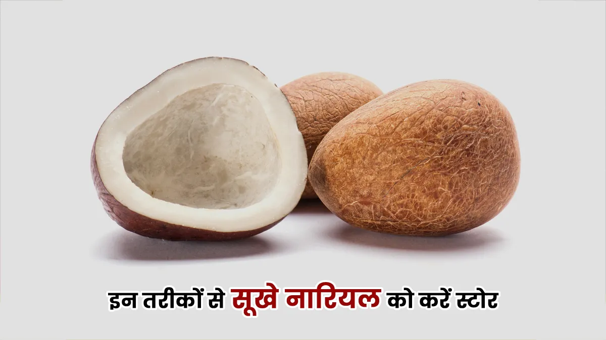 How to store dry coconut