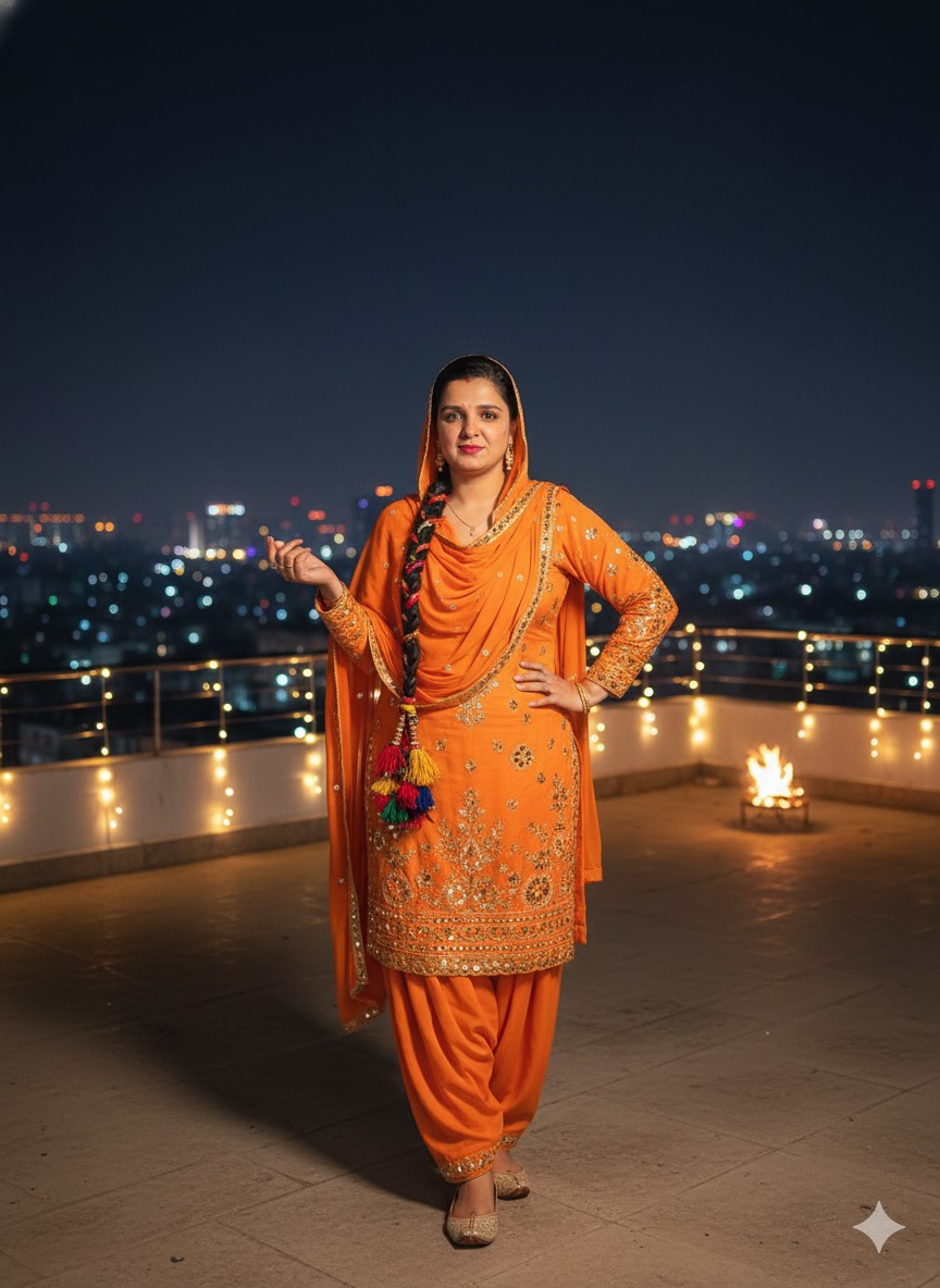 Punjabi Suit Prompt for Gemini Girl