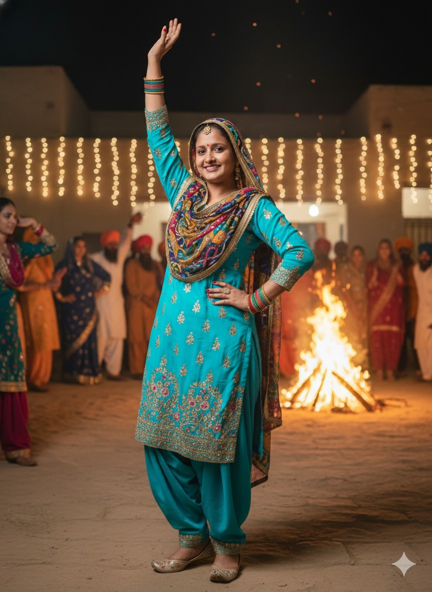 Punjabi Suit Prompt for Gemini Girls