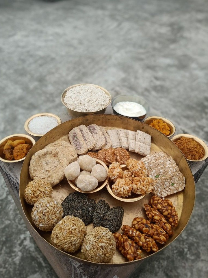 makar sankranti thali