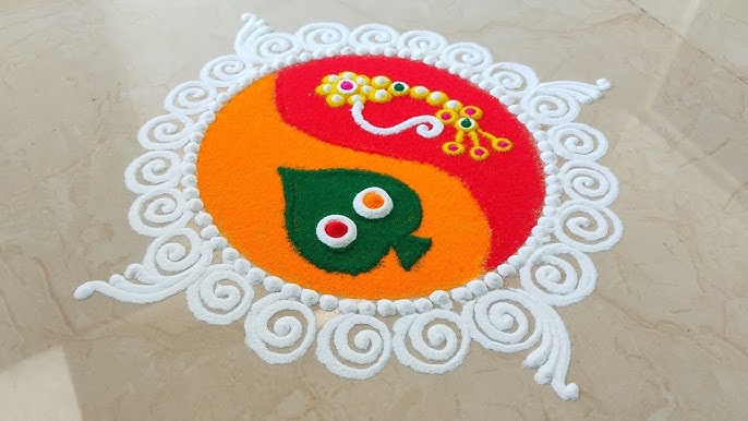 30 minute easy makar sankranti rangoli designs 2026