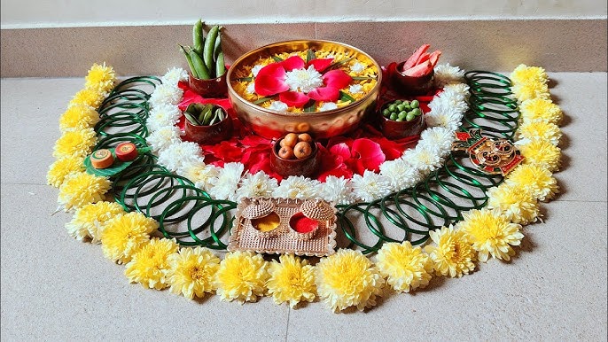 haldi kumkum rangoli