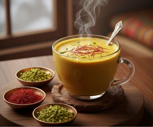 kesar pista wali chai
