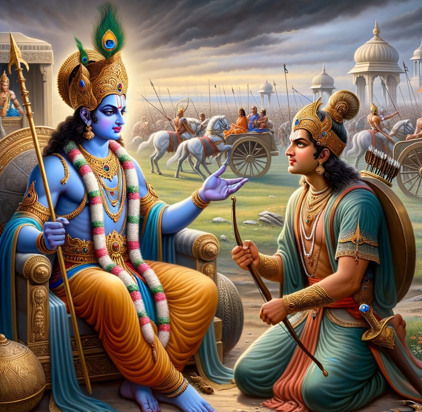 lord krishna last words