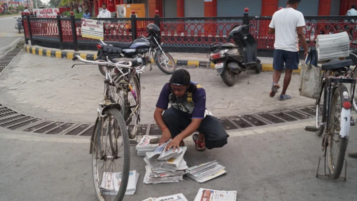 Newspaper delivery Timing reason