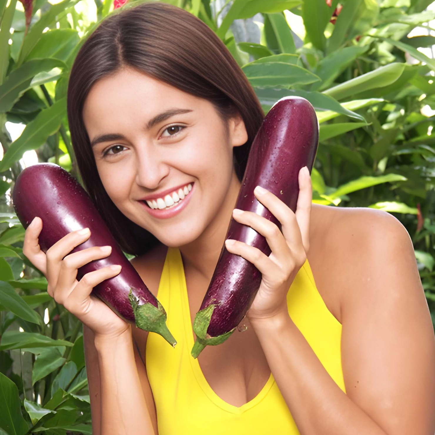 check the weight of brinjal