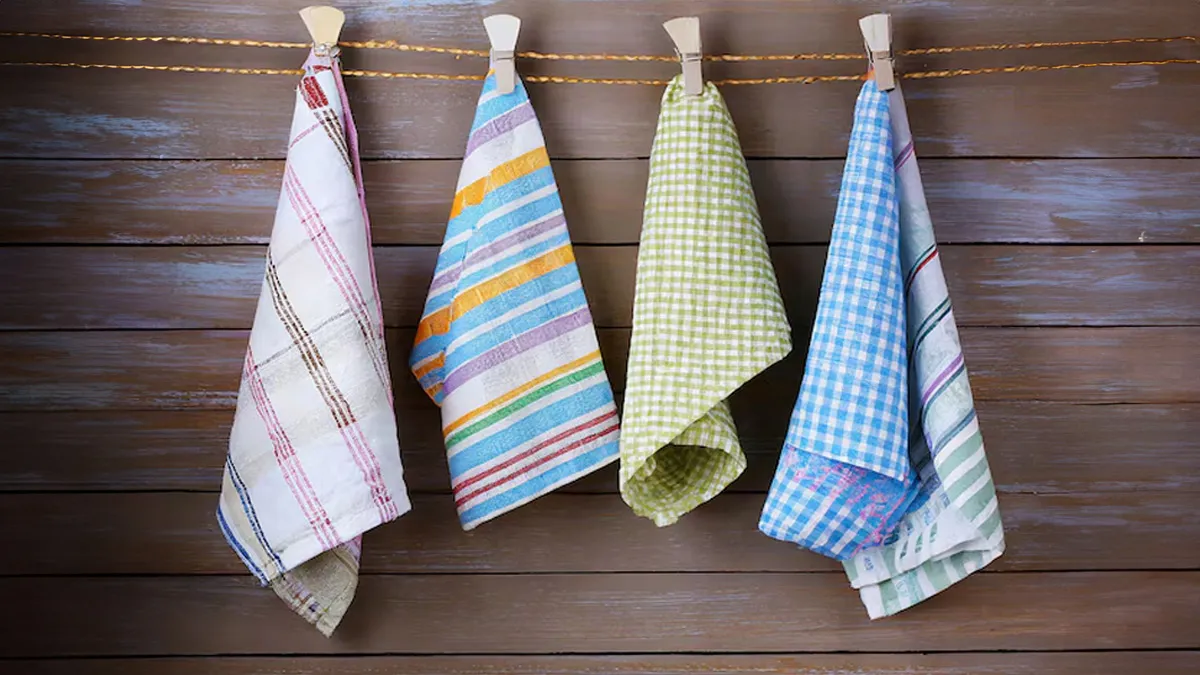 easy hacks to clean sticky kitchen cloth