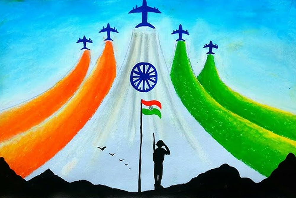 Republic day drawing ideas
