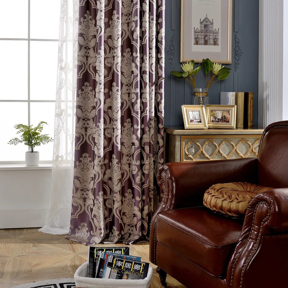 jacquard curtain designs