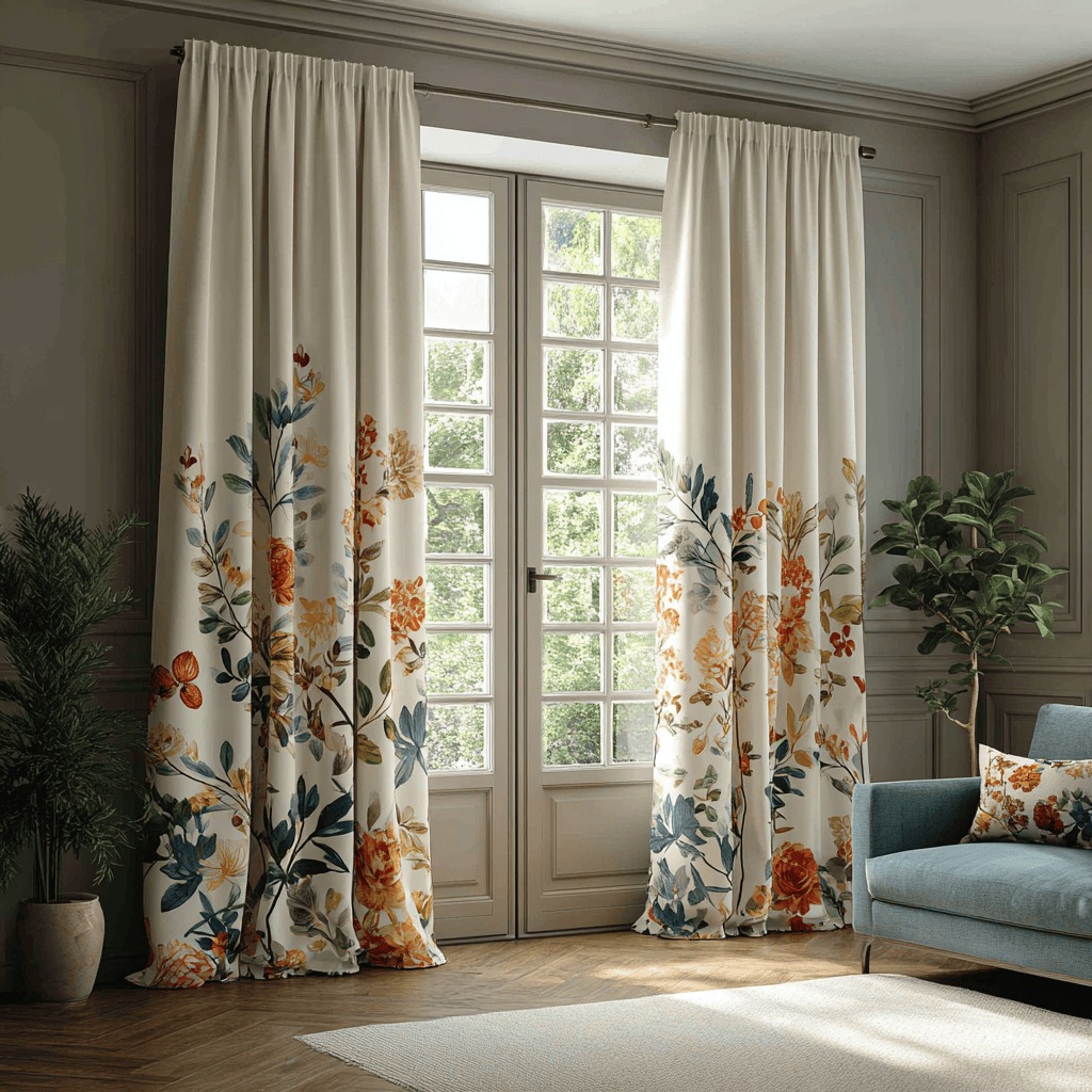 silk curtain designs