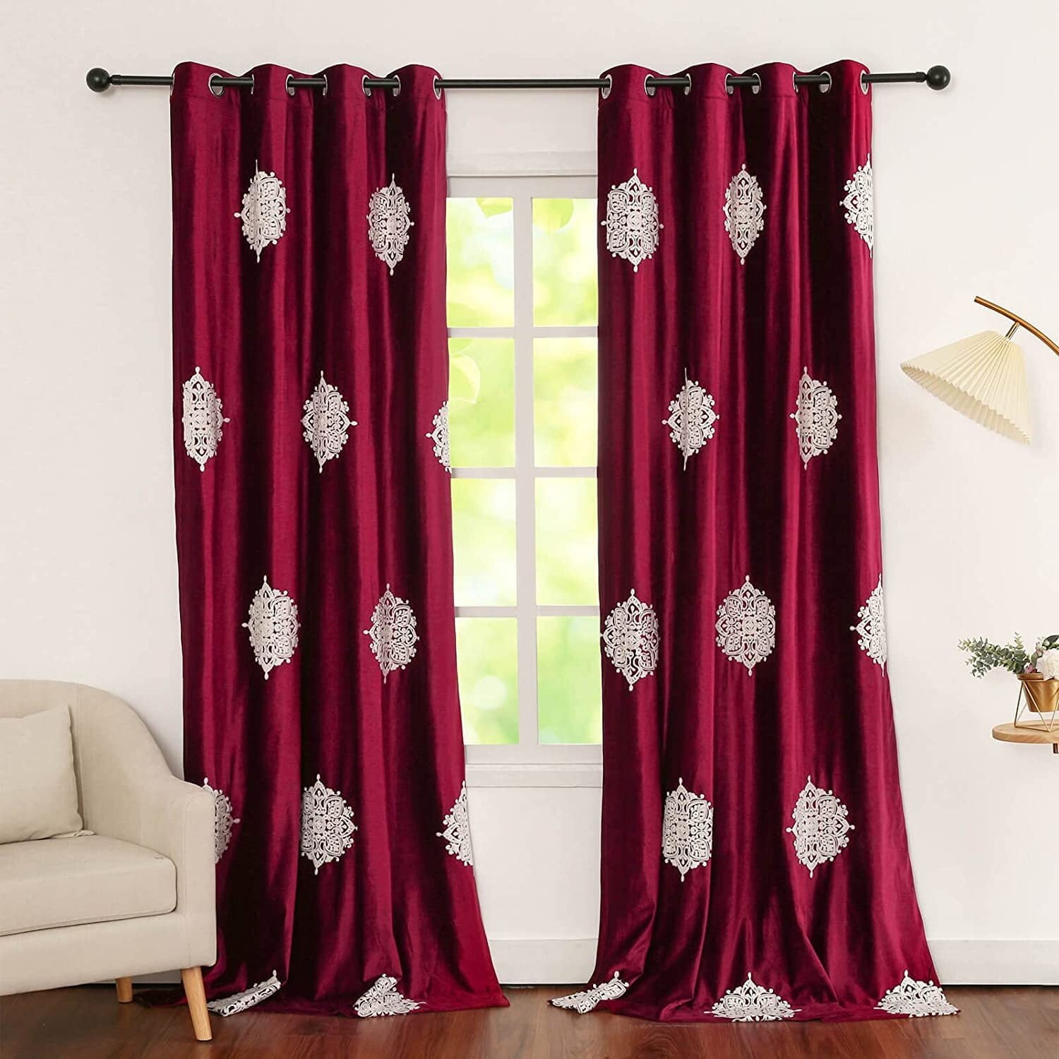 velvet curtain designs