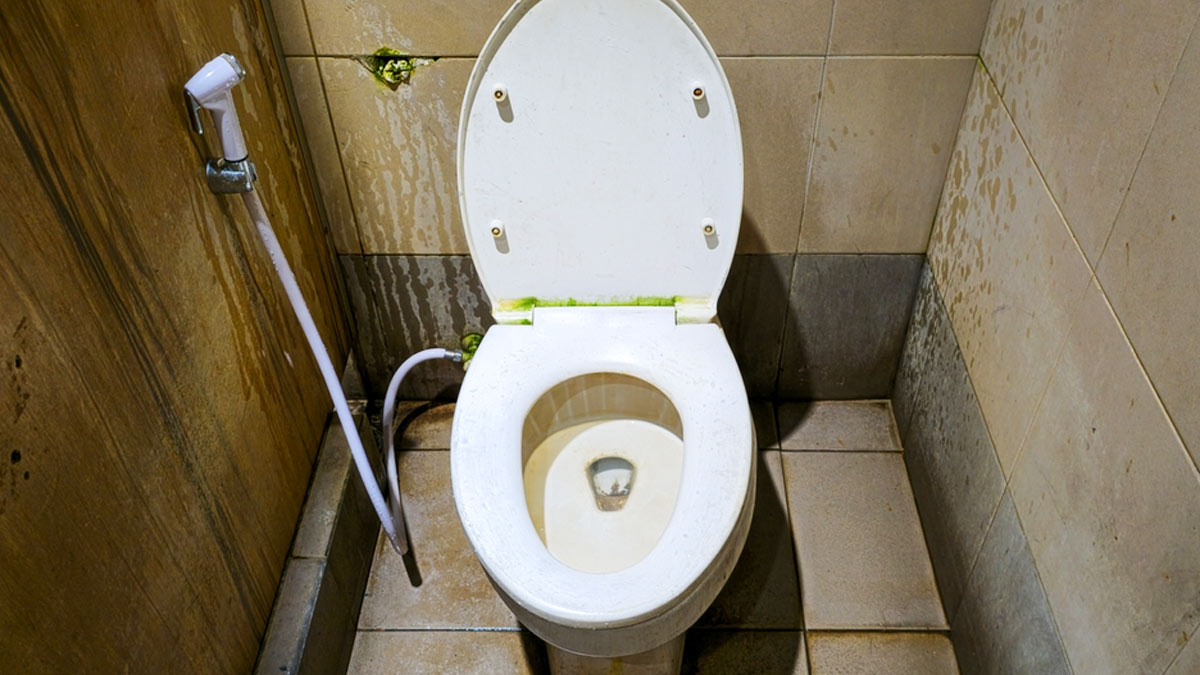 how to prevent yellow stains in toilet