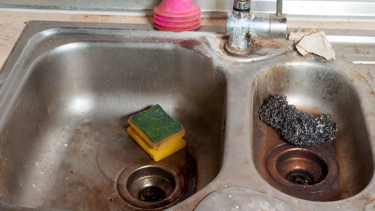how to clean kitchen sink yellow stain know easy hacks