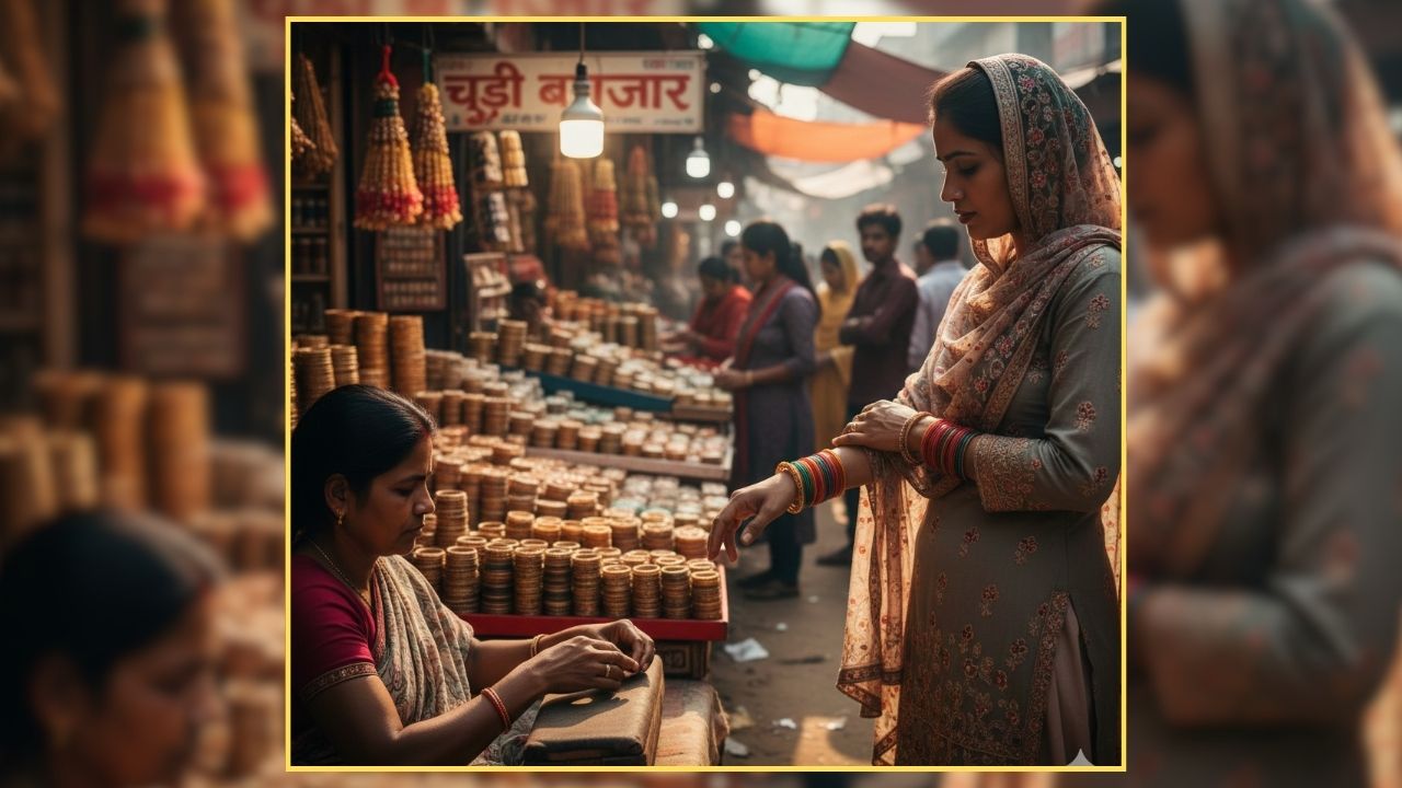 Kanpur Neel Gali Bangle Market: कानपुर की इस मार्केट में हाथों-हाथ कारीगर बना देते हैं खूबसूरत और पसंद की चूड़ियां, केवल 50 रुपये में ही मिल जाता है कंगन का सेट