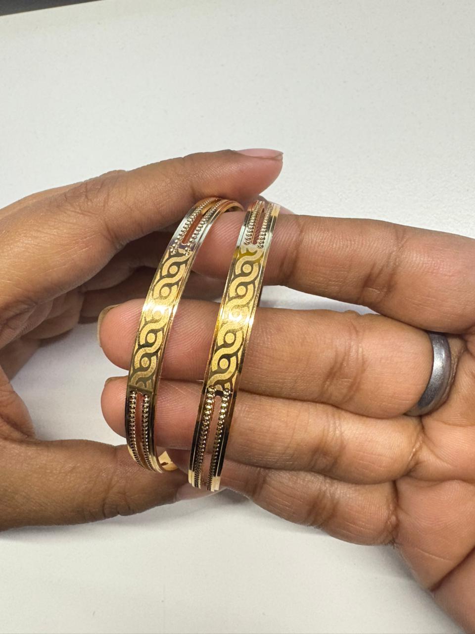 daily wear artificial gold kangan designs