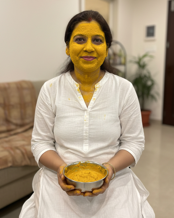 haldi face pack