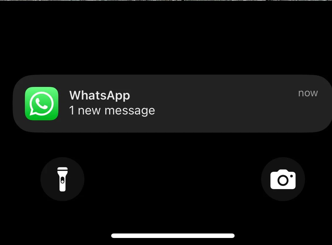 how to hide name aur message on whatsapp notification