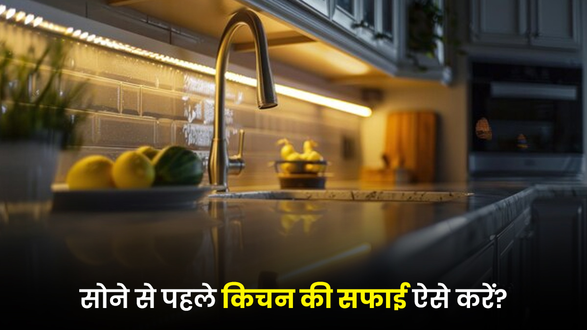 सुबह की भागदौड़ होगी खत्म, रात को सोने से पहले किचन की सफाई के ये 5 स्टेप्स बदल देंगे आपकी जिंदगी