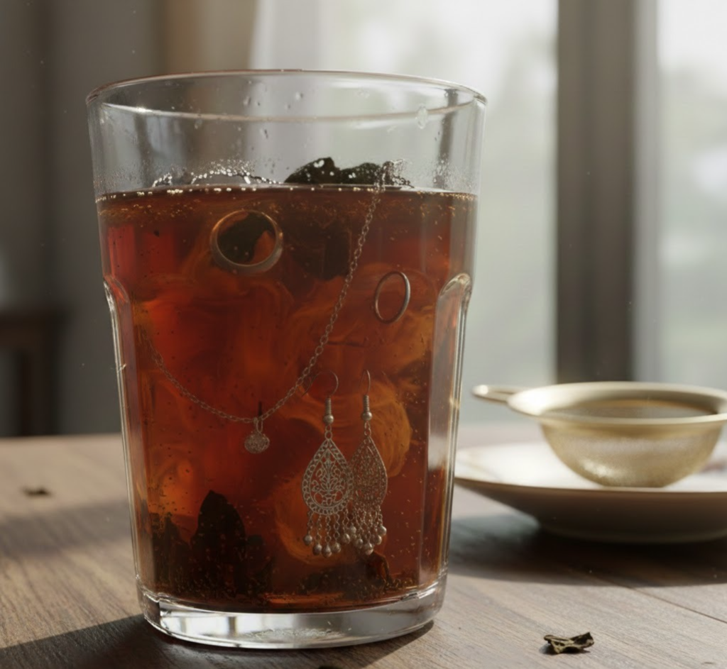 how to clean tarnished silver at home