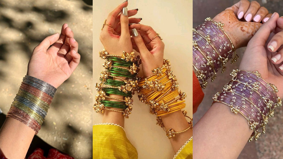 Designer Bangles For Women: लाइट कलर की साड़ियों के साथ परफेक्ट मैच करेंगे ये बैंगल्स, देखें डिजाइंस
