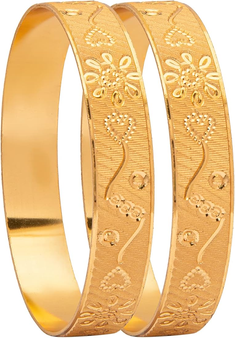 Flower Gold Kangan Design