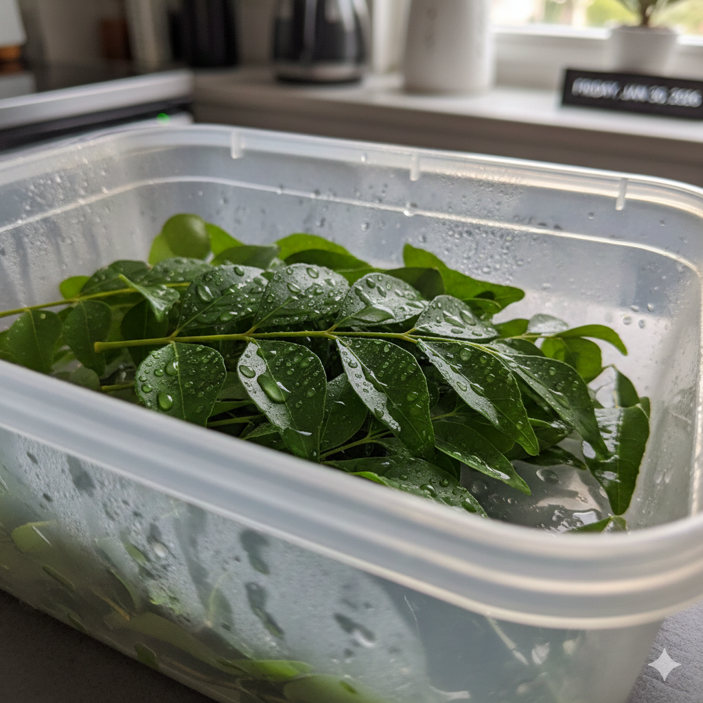 how to store curry leaves
