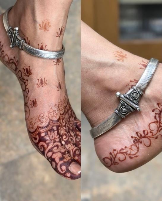 daily wear silver anklets