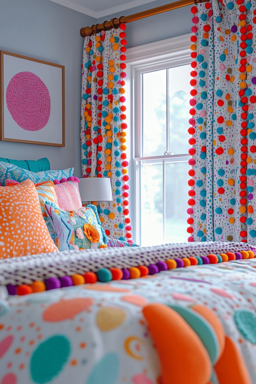 how to decorate home with pom pom accesories